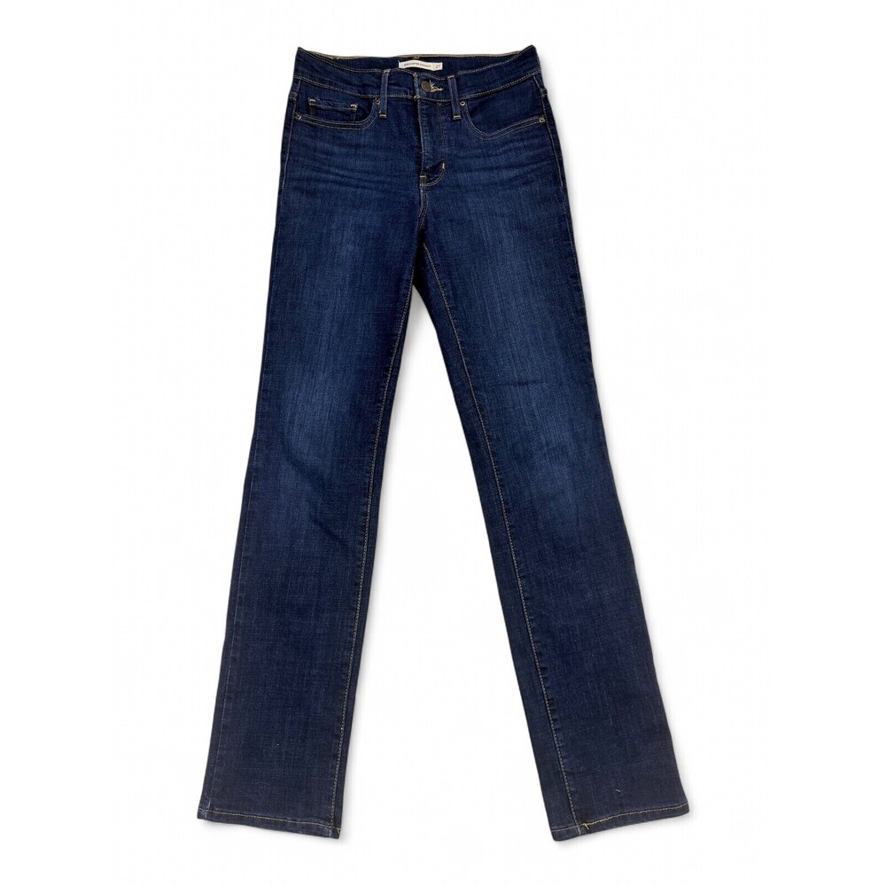 Levi's Women's Straight Leg Jeans Size 27 Dark Wash